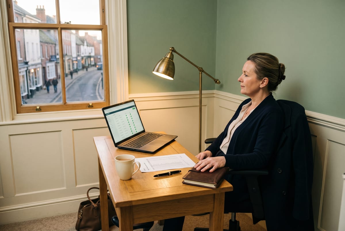 Friday at 5 not 7 - practice manager at her desk, the PMI claim queue clearing itself