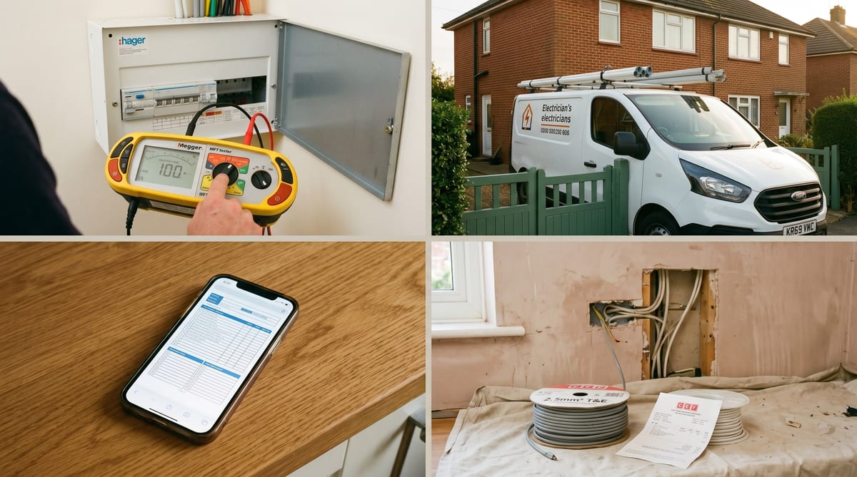 A UK sparky's week - Megger readings, the van, a CU mid-swap