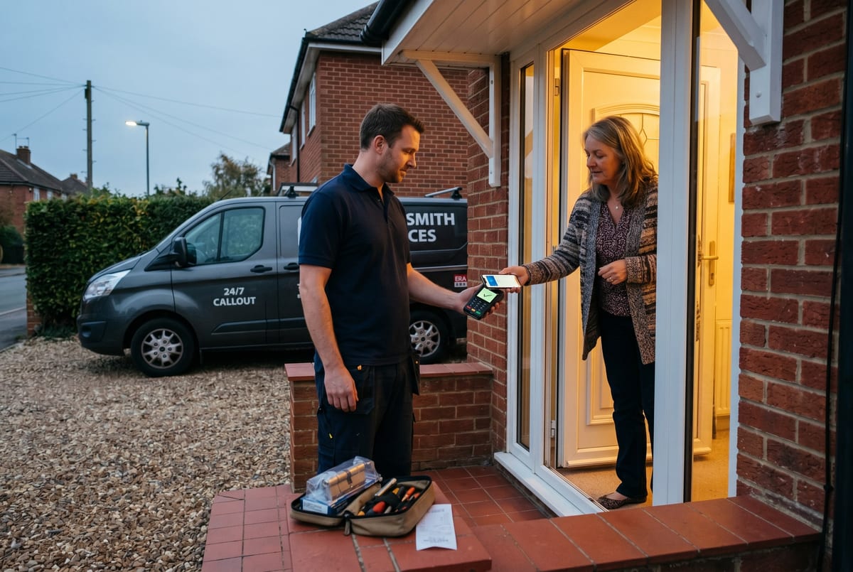 The doorstep tap - payment that's also the bookkeeping entry