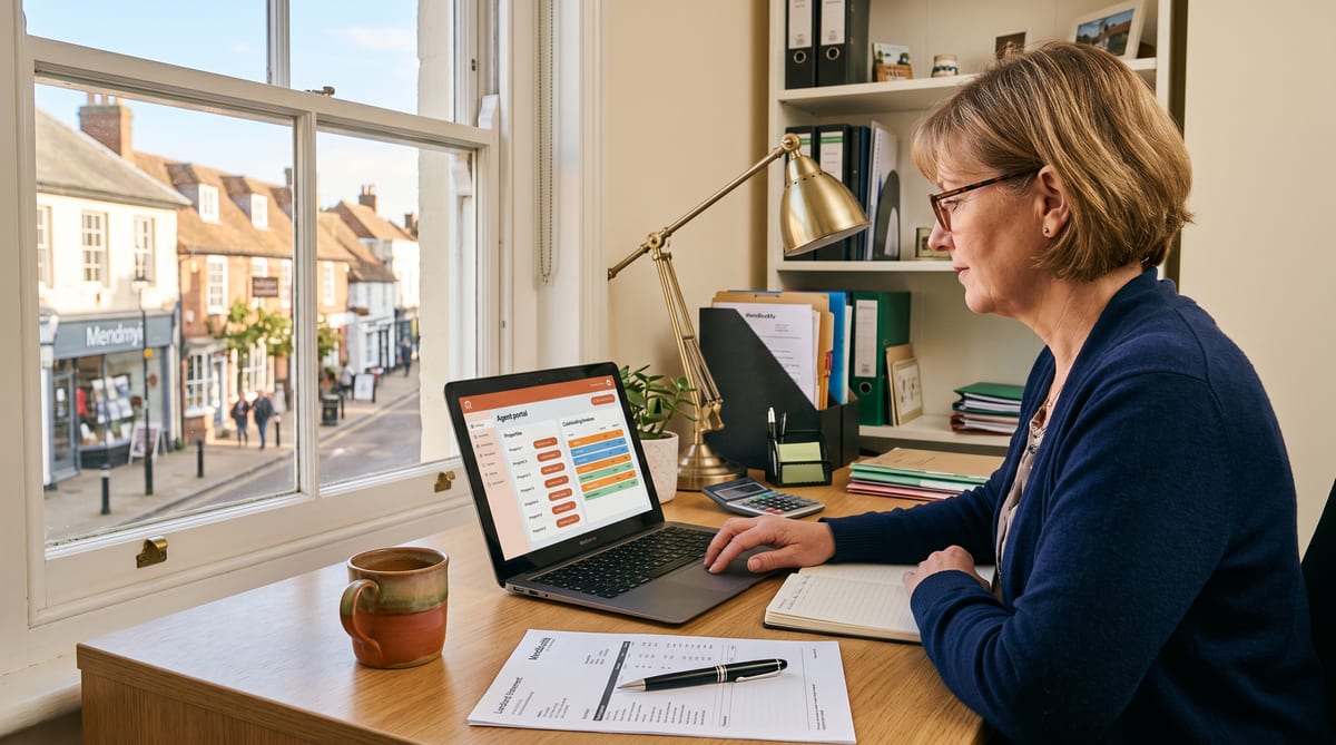 The letting agent's bookkeeper self-serving the cert PDF on a Friday afternoon