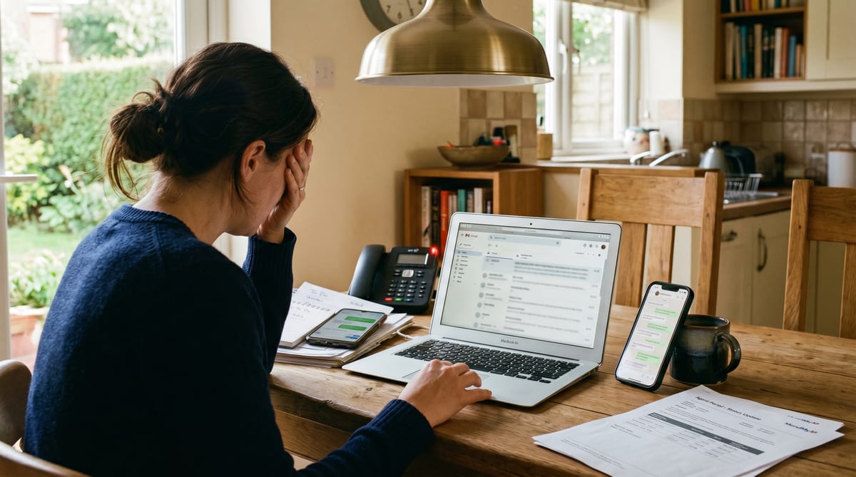 One job, four tools, no shared record - and the customer ringing for the third time today