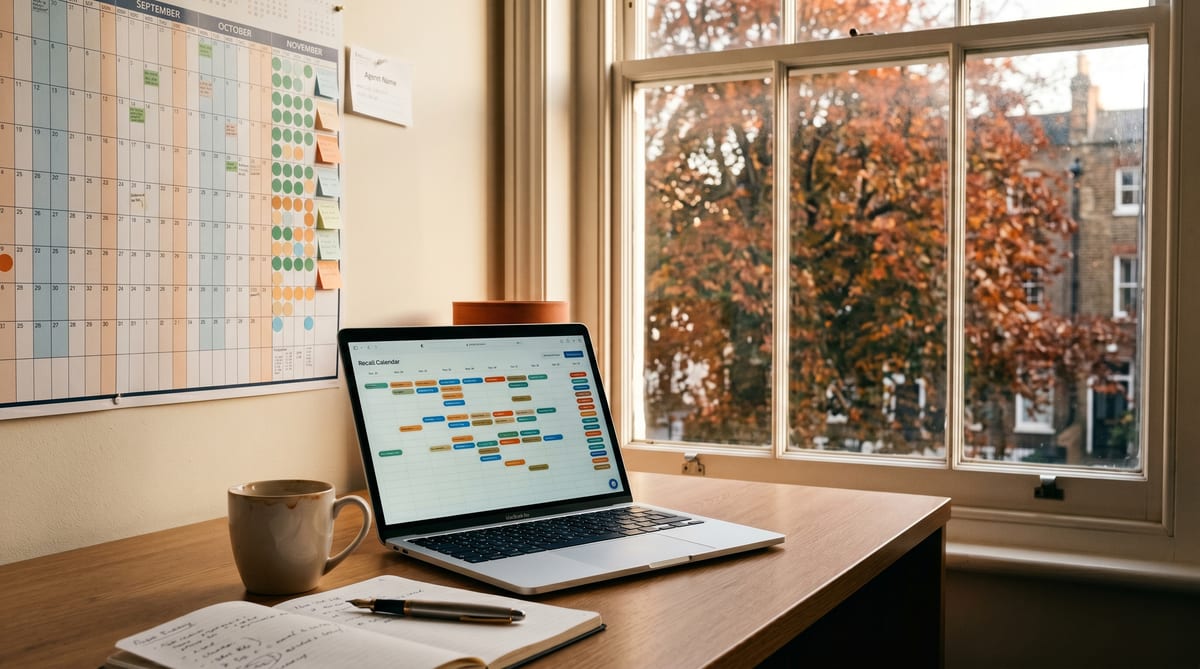 A Friday-afternoon view of the November CP12 round - 200 properties, the calendar booking itself