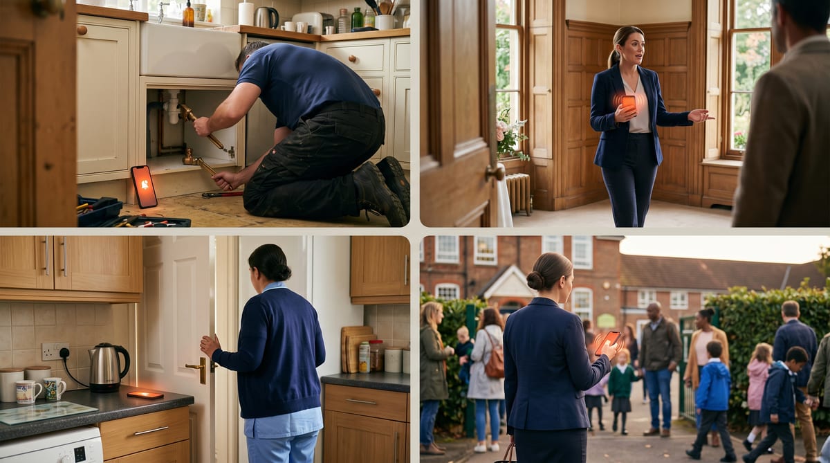 A montage of missed-moment scenes across UK SMEs