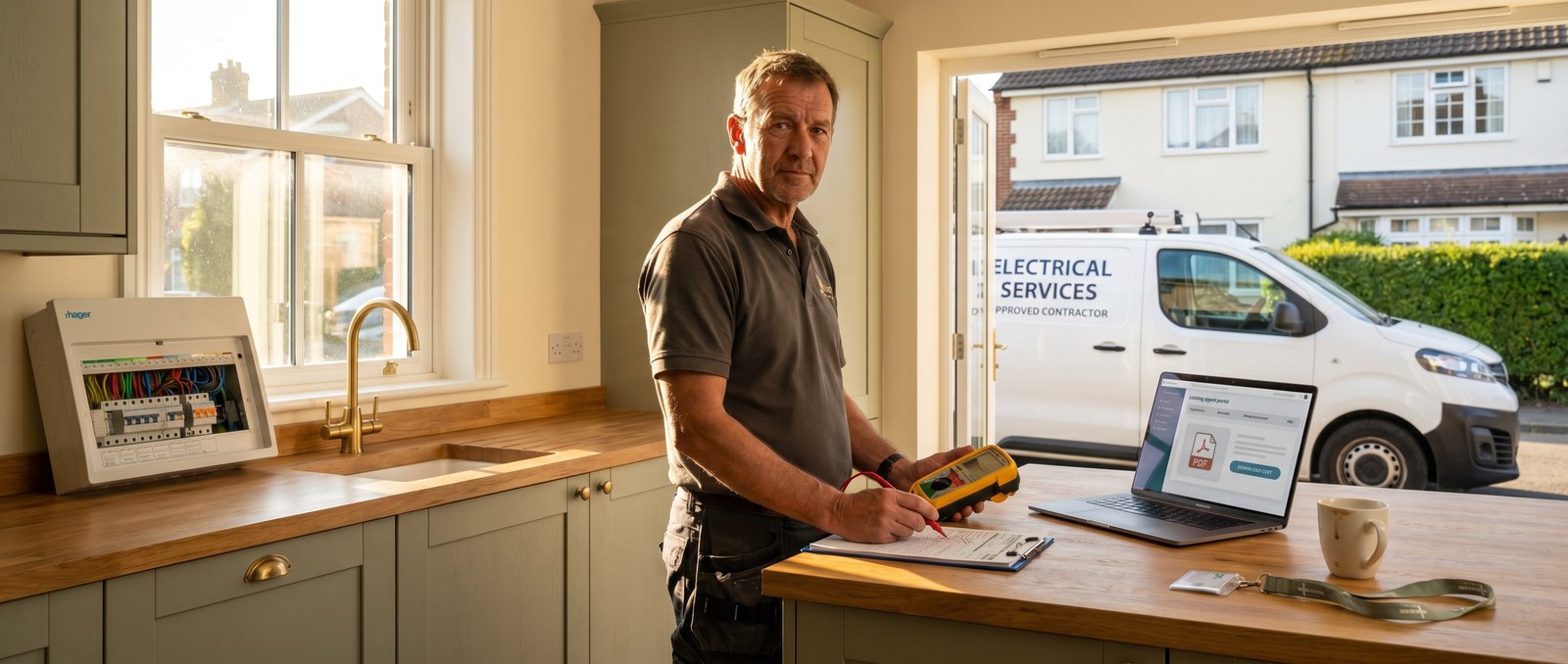 Hero image for UK EICR specialists