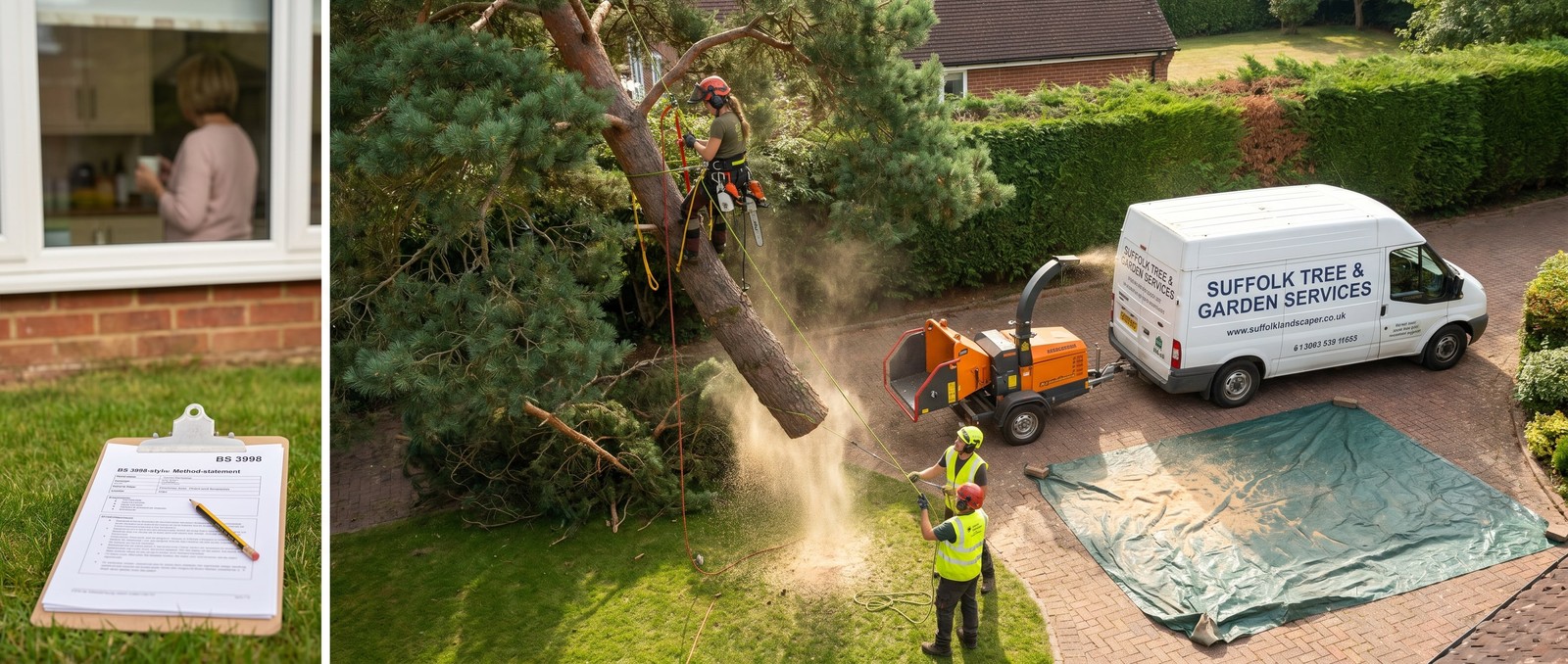 Hero image for UK tree surgeons