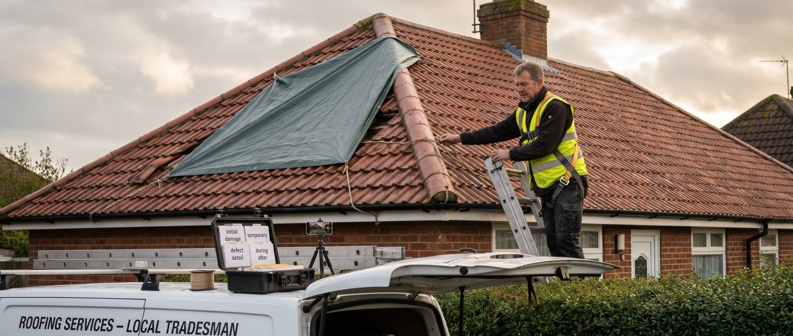 Hero image for UK storm-damage roofers