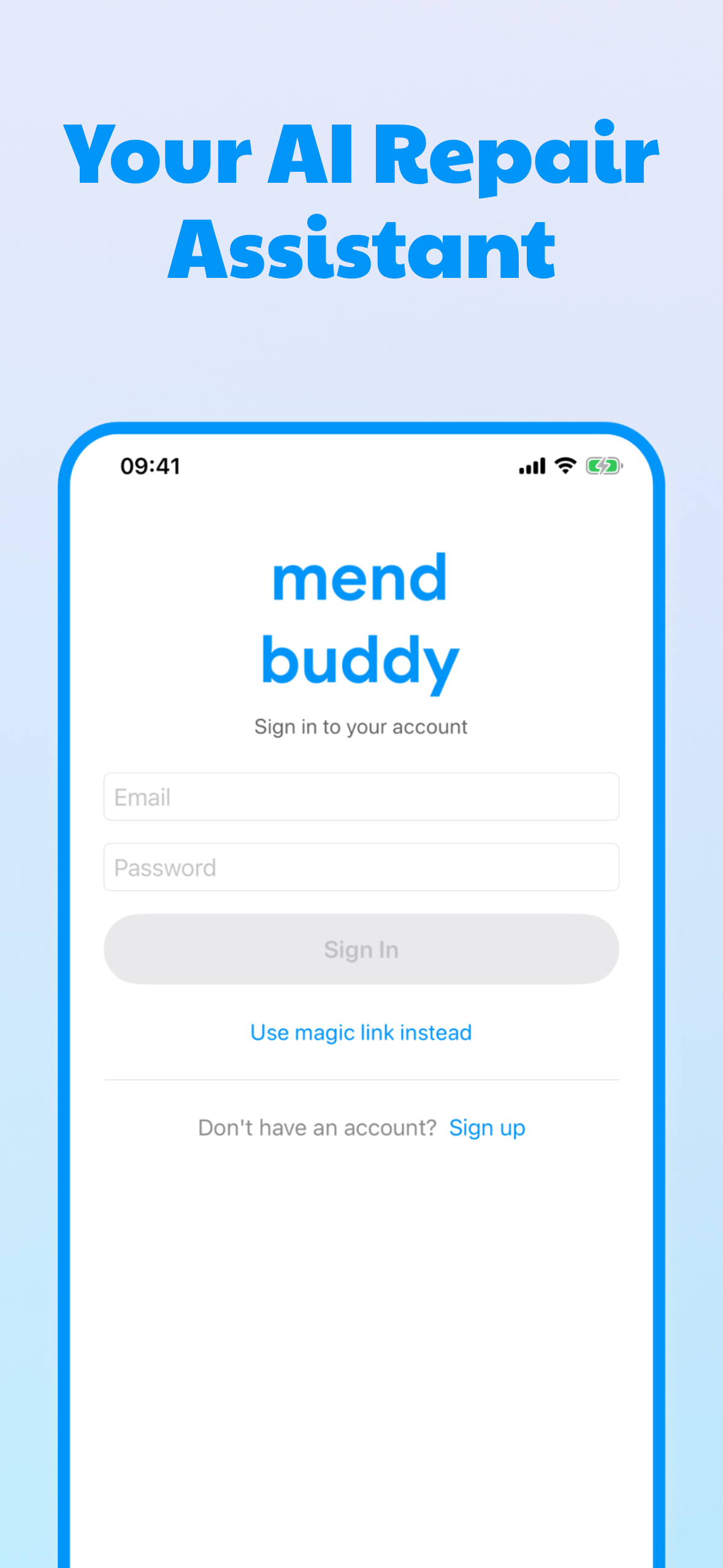 mendbuddy - iOS - the lead App Store screenshot